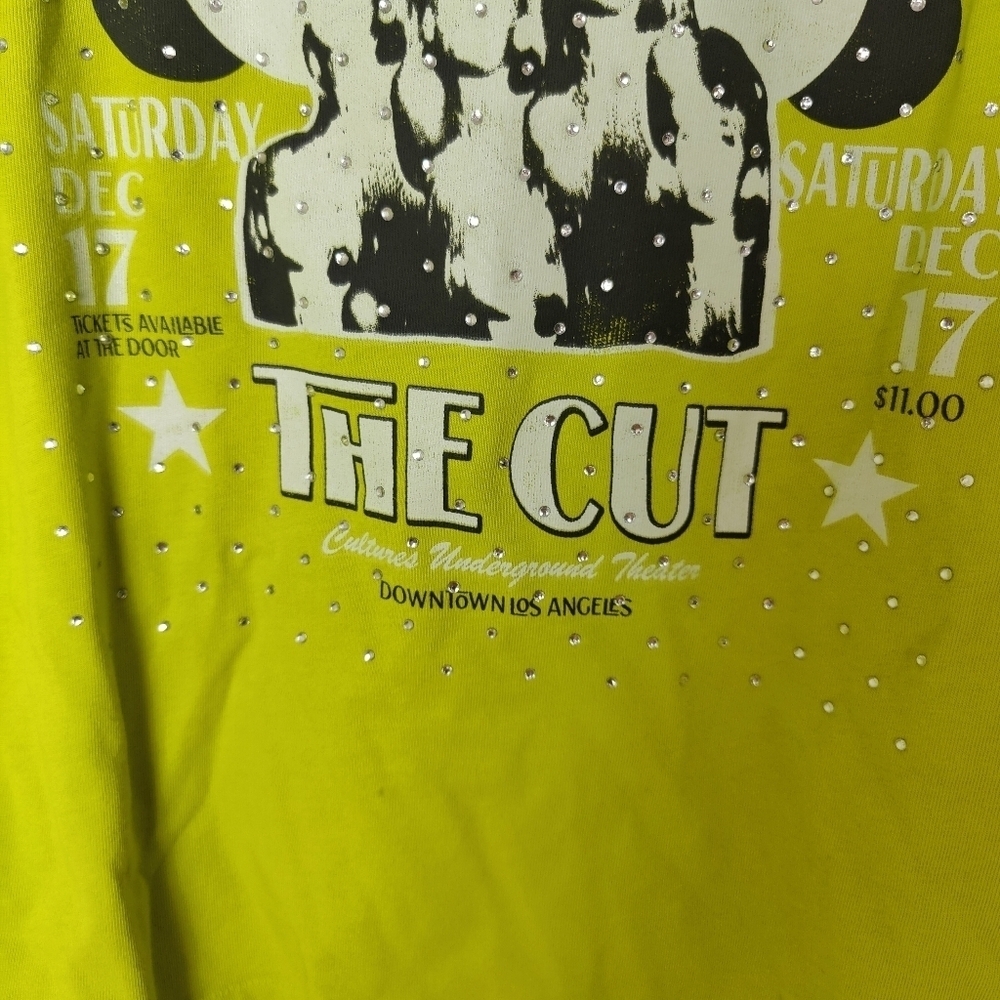 Daydreamer Band Tee The Cut Rhinestone Bling Bling Graphic Tee T-Shirt Large NWT - Picture 5 of 8